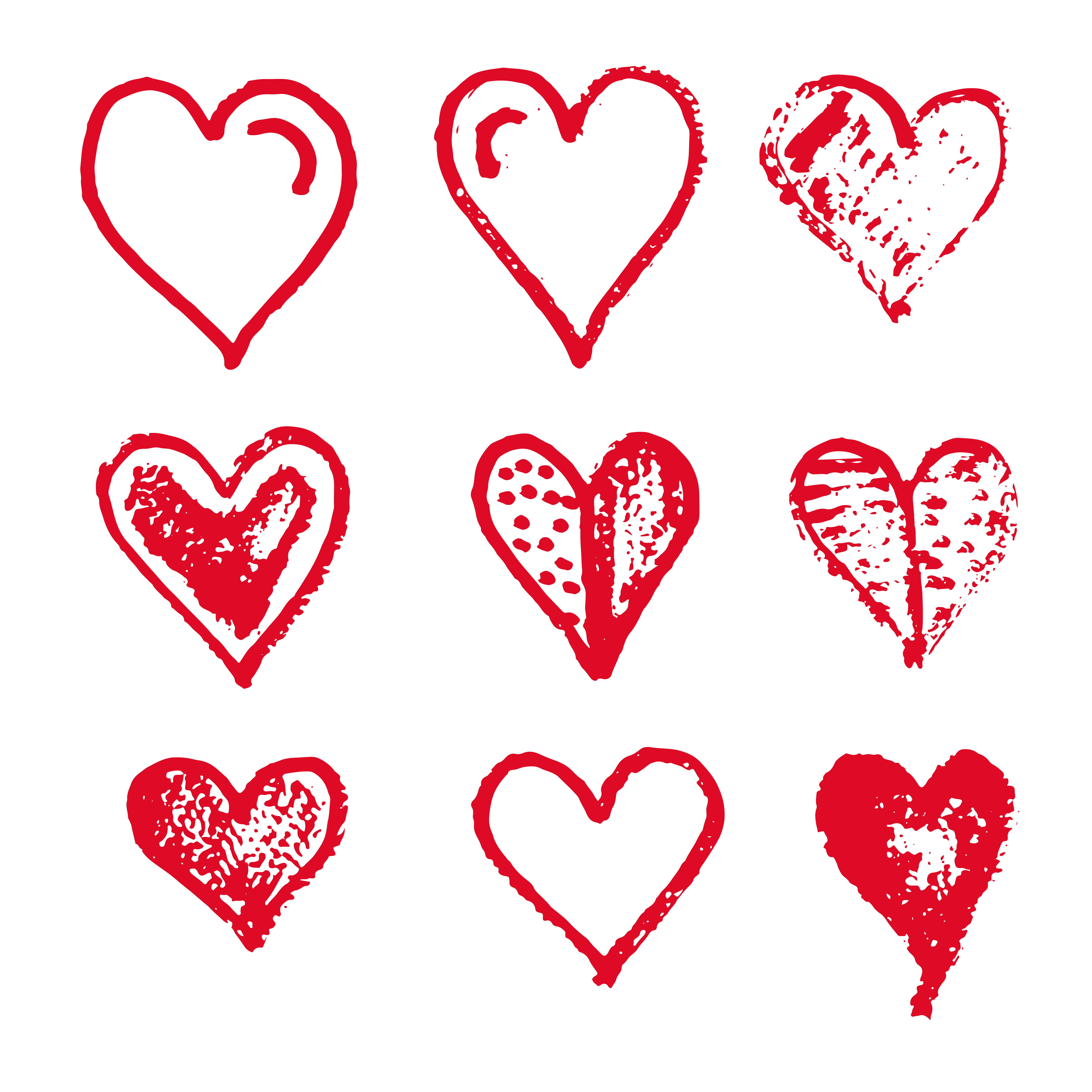 Hand drawn heart icon design 571967 Vector Art at Vecteezy