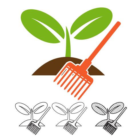 Vector icono de planta