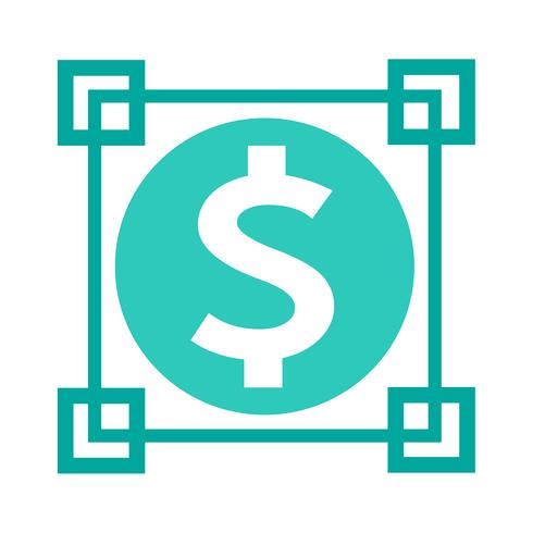 Dollar sign money icon vector