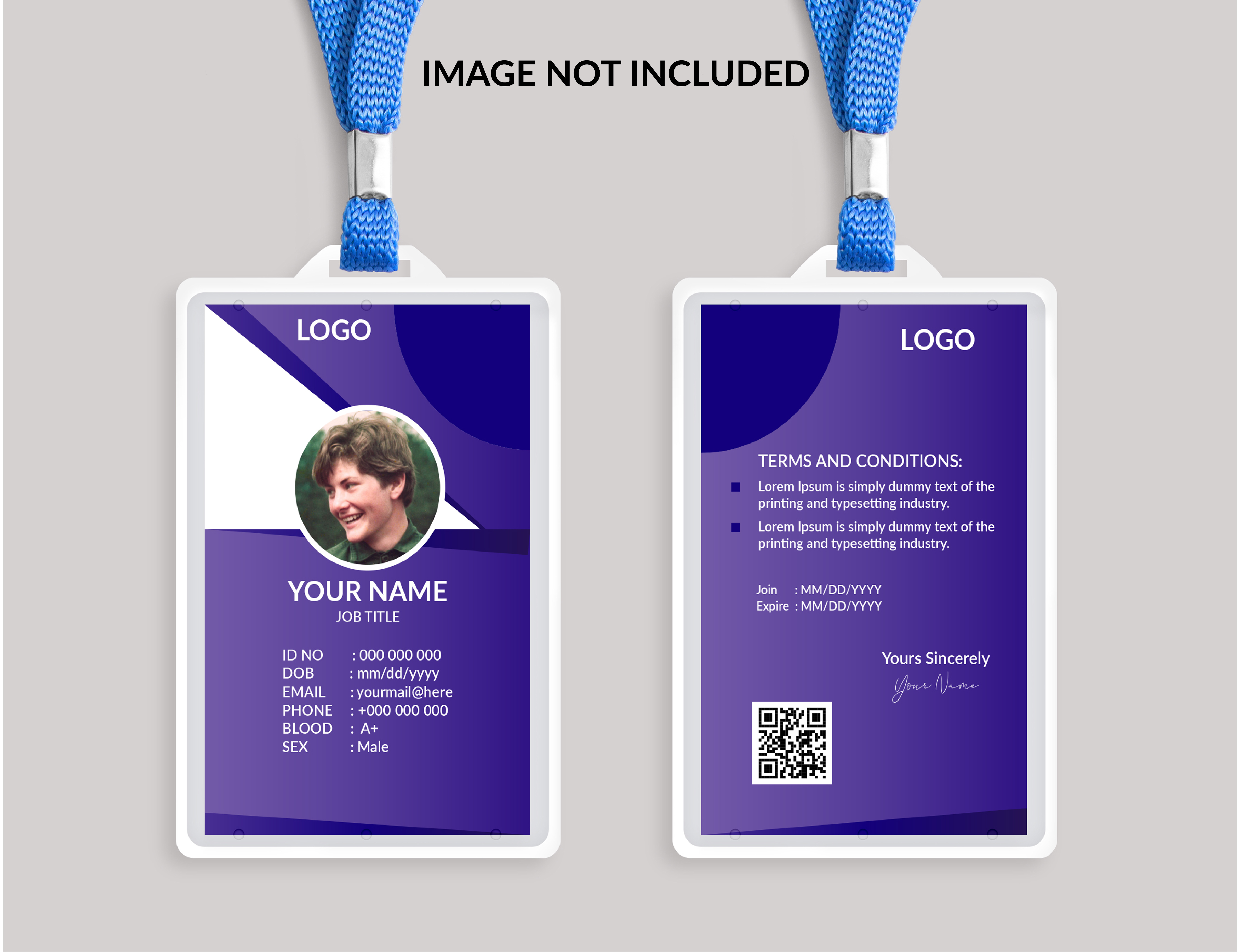 id card template