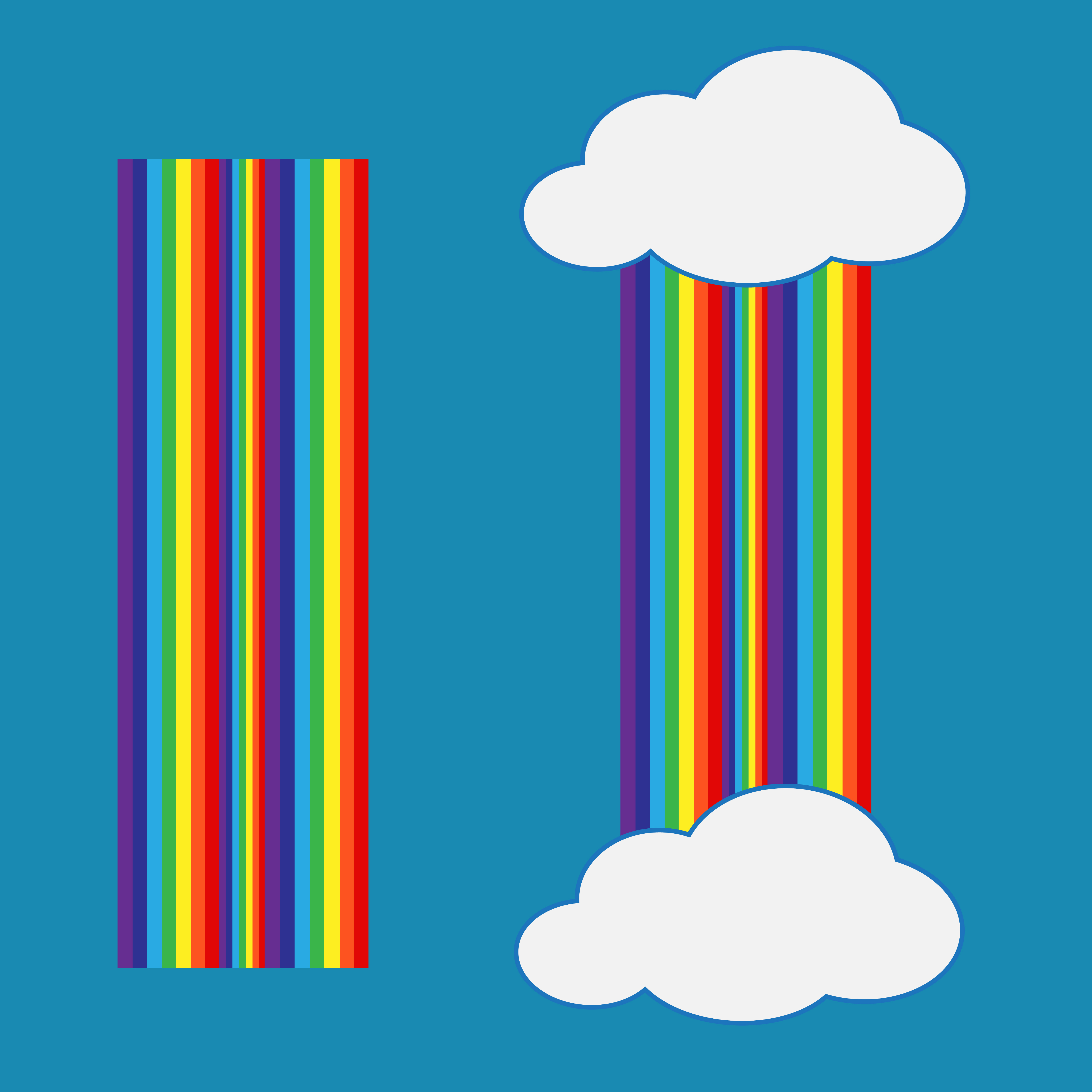 Download rainbow with cloud icon 572881 - Download Free Vectors ...