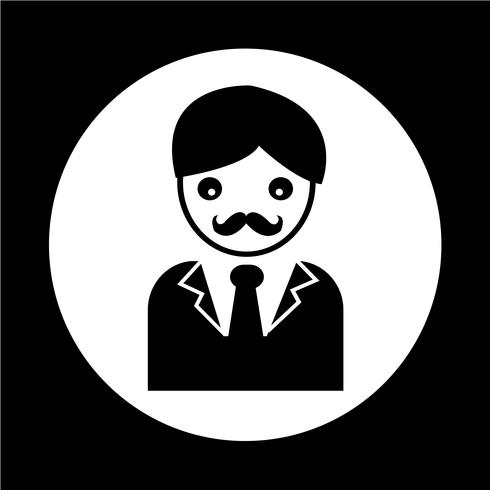 Icono de signo de personas vector