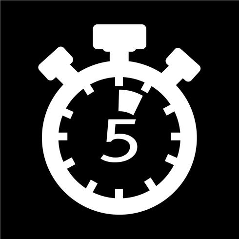 Sign of stopwatch icon vector