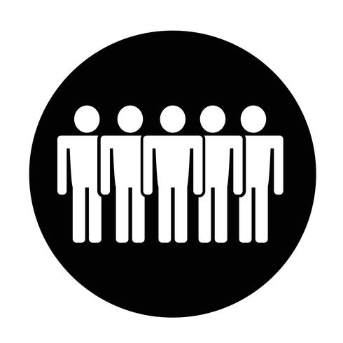 Sign of People Icon vector