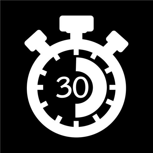 Sign of stopwatch icon vector