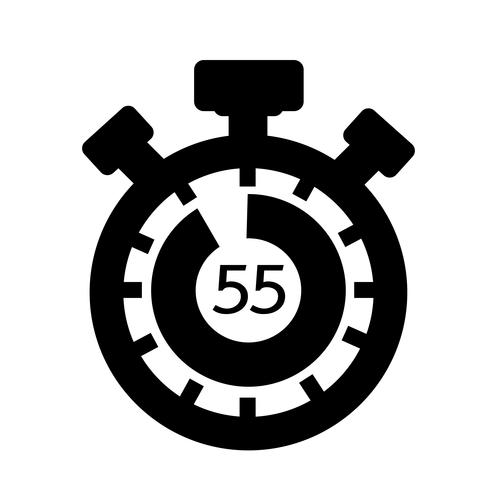 Sign of stopwatch icon vector