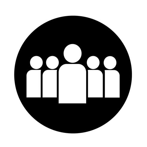 Sign of People Icon vector