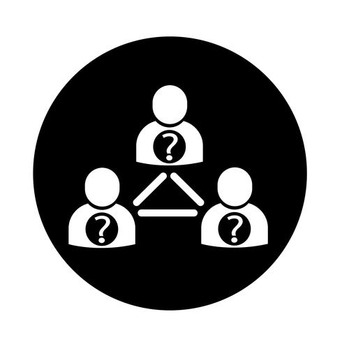 people network icon vector