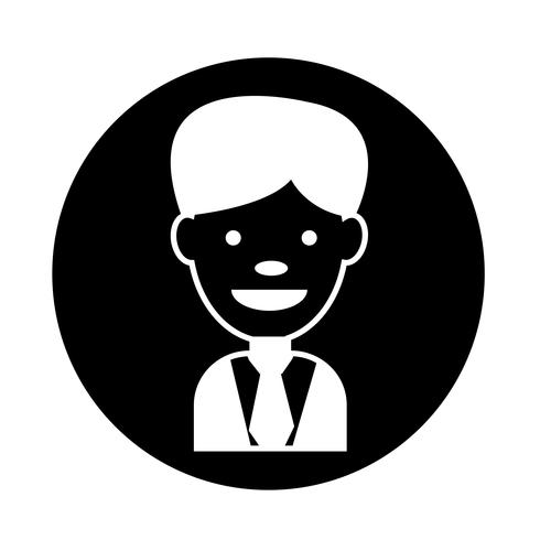 Icono de signo de personas vector