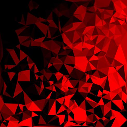 Fondo de mosaico poligonal rojo, plantillas de diseño creativo vector