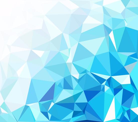 Blue Polygonal Mosaic Background, Creative Design Templates vector