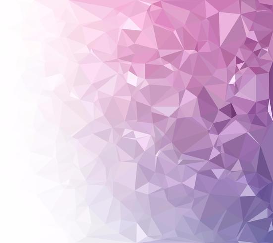 Fondo púrpura mosaico poligonal, plantillas de diseño creativo vector