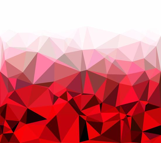 Red Polygonal Mosaic Background, Creative Design Templates vector