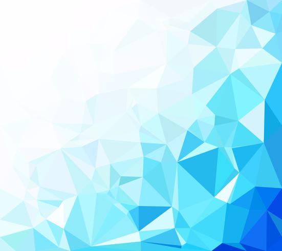Blue Polygonal Mosaic Background, Creative Design Templates vector