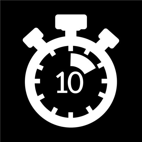 Sign of stopwatch icon vector