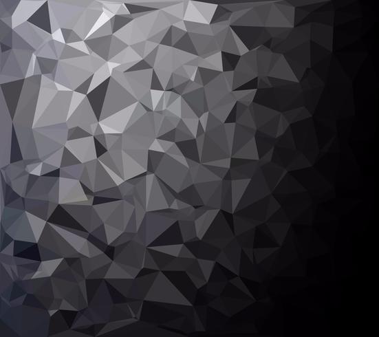 Black Polygonal Mosaic Background, Creative Design Templates vector