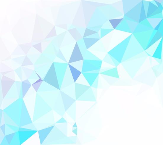 Blue Polygonal Mosaic Background, Creative Design Templates vector