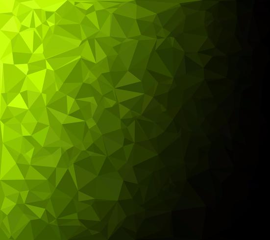 Green Polygonal Mosaic Background, Creative Design Templates vector