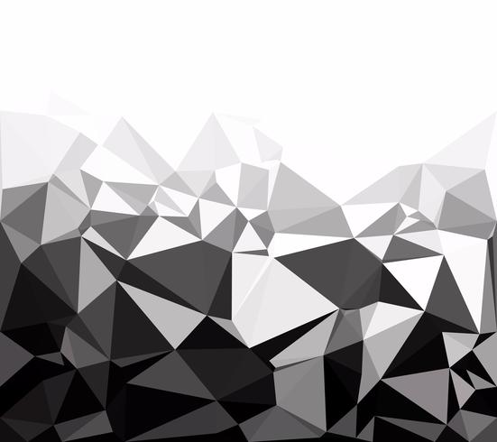 Black Polygonal Mosaic Background, Creative Design Templates vector