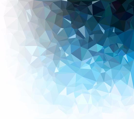 Blue Polygonal Mosaic Background, Creative Design Templates vector