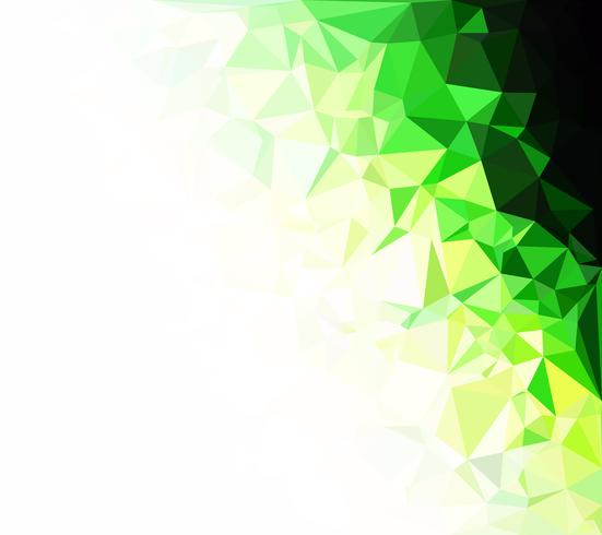 Green Polygonal Mosaic Background, Creative Design Templates vector