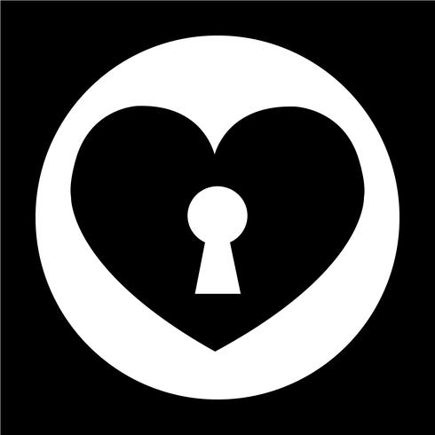 Icono de signo de corazon vector