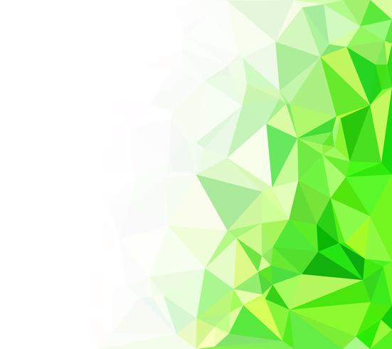 Green Polygonal Mosaic Background, Creative Design Templates vector