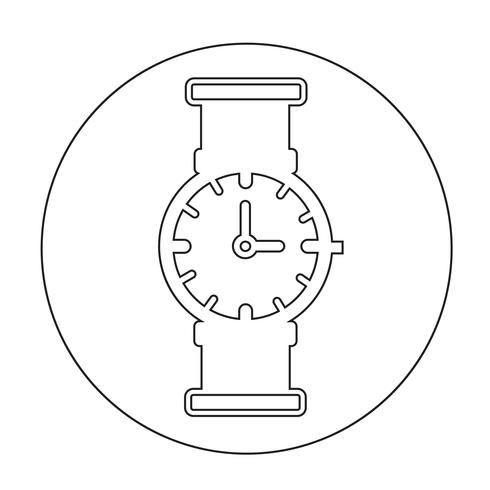 Sign of Time icon vector