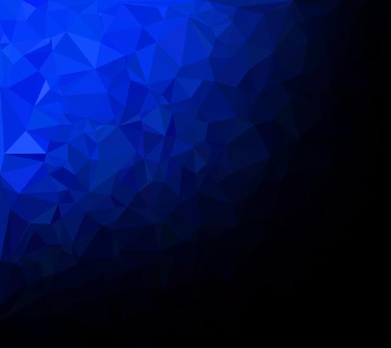 Blue Polygonal Mosaic Background, Creative Design Templates vector
