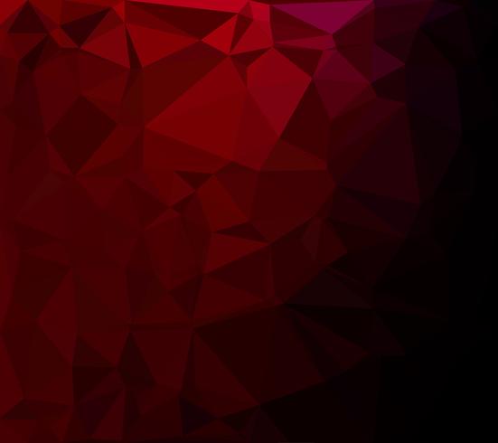 Red Polygonal Mosaic Background, Creative Design Templates vector