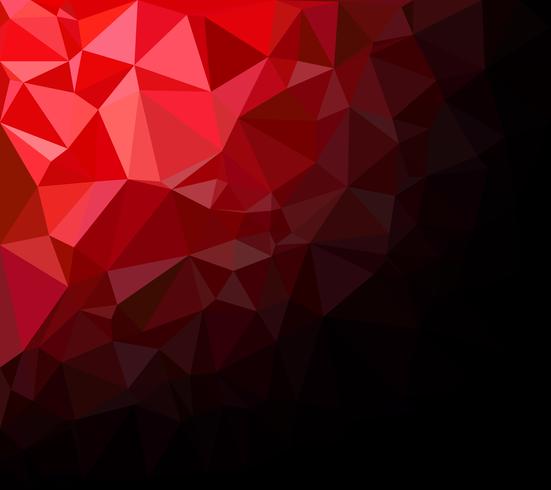 Red Polygonal Mosaic Background, Creative Design Templates vector