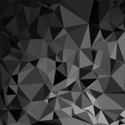 Black Polygonal Mosaic Background, Creative Design Templates vector