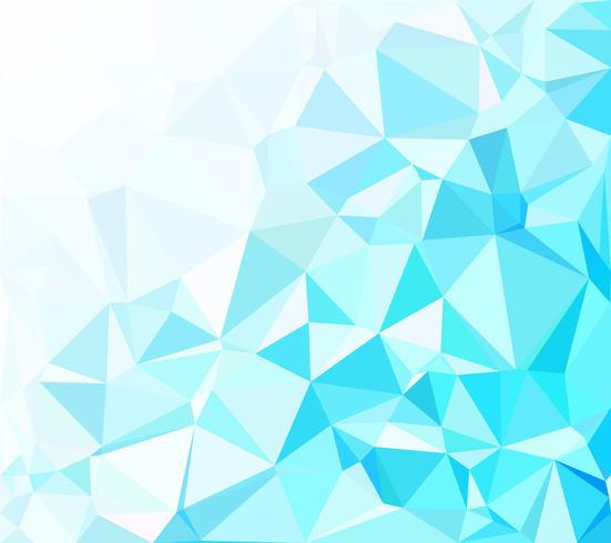 Blue Polygonal Mosaic Background, Creative Design Templates vector