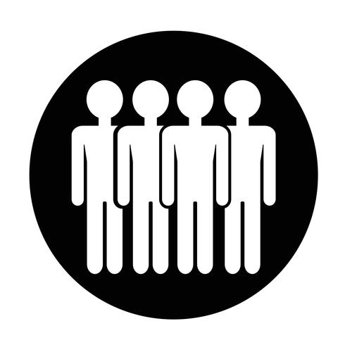 Sign of People Icon vector