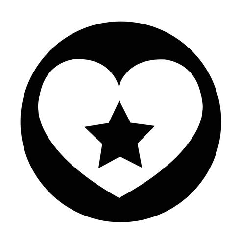 Sign of Heart icon vector