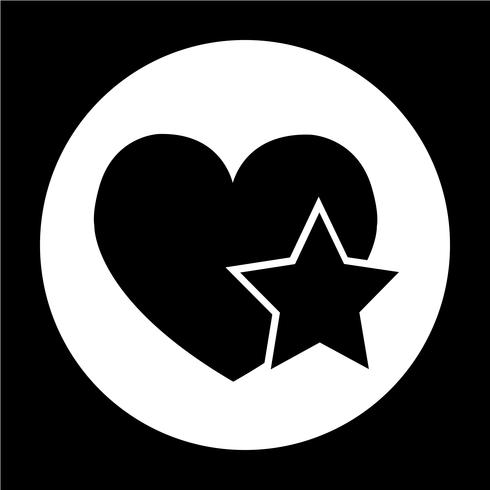 Sign of Heart icon vector