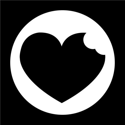 Icono de signo de corazon vector