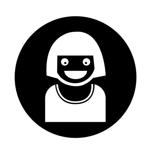 Icono de signo de personas vector