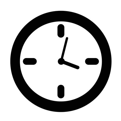 Sign of Time icon vector