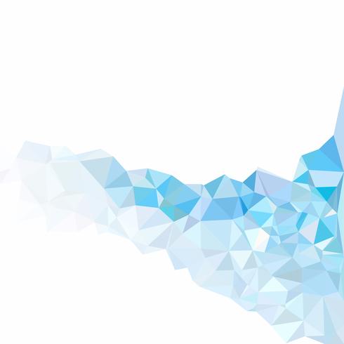 Blue Polygonal Mosaic Background, Creative Design Templates vector