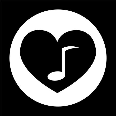 Sign of Heart icon vector