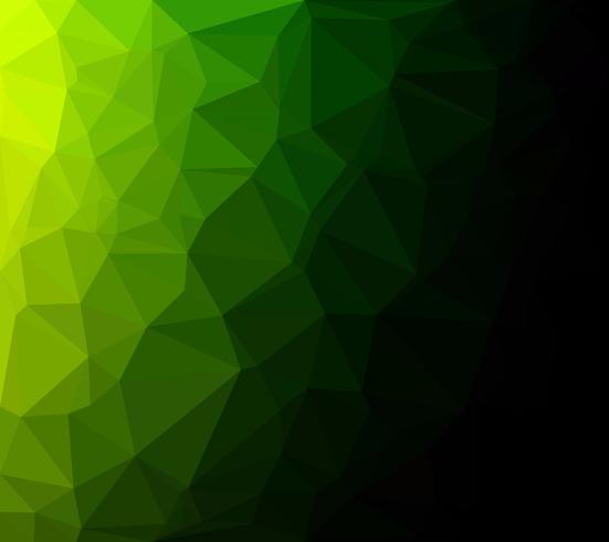 Green Polygonal Mosaic Background, Creative Design Templates vector