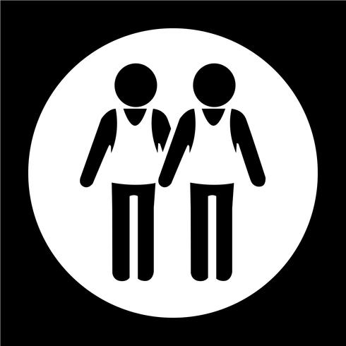 Sign of People Icon vector