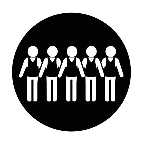 Sign of People Icon vector