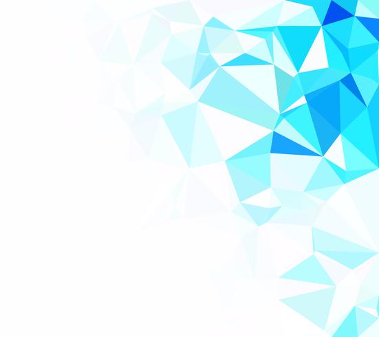 Blue Polygonal Mosaic Background, Creative Design Templates vector