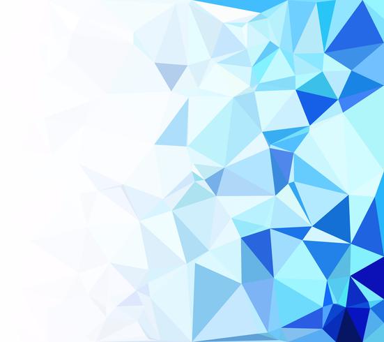 Blue Polygonal Mosaic Background, Creative Design Templates vector