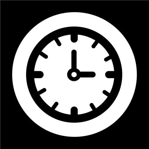 Sign of Time icon vector