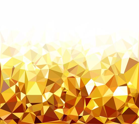 Yellow Polygonal Mosaic Background, Creative Design Templates vector