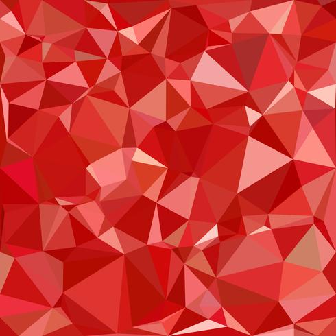 Fondo de mosaico poligonal rojo, plantillas de diseño creativo vector