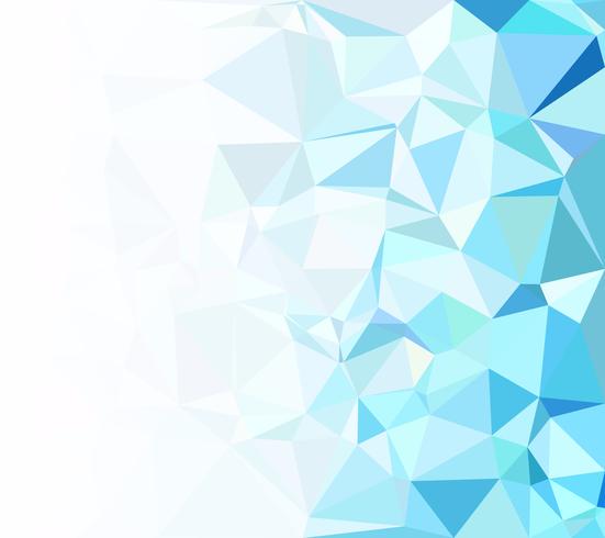 Blue Polygonal Mosaic Background, Creative Design Templates vector